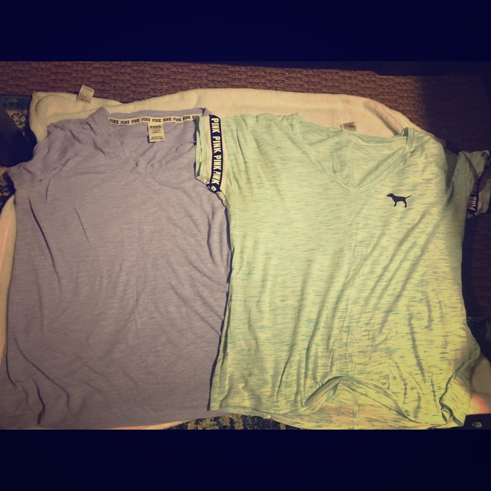 Two size Lg VS PINK tops